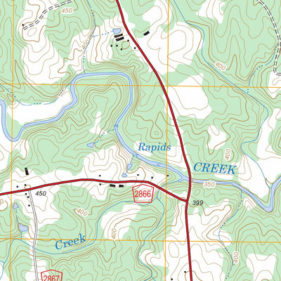 US Forest Service - Topo Erect, NC FSTopo Legacy digital map