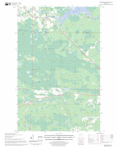 US Forest Service - Topo Ericsburg, MN FSTopo Legacy digital map