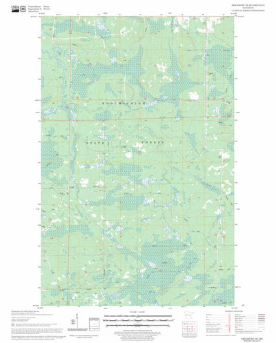US Forest Service - Topo Ericsburg SE, MN FSTopo Legacy digital map