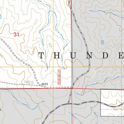 US Forest Service - Topo Esau Spring, WY FSTopo Legacy digital map