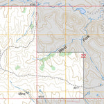 US Forest Service - Topo Esau Spring, WY FSTopo Legacy digital map