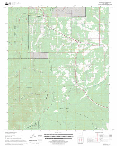 US Forest Service - Topo Escabosa, NM FSTopo Legacy digital map