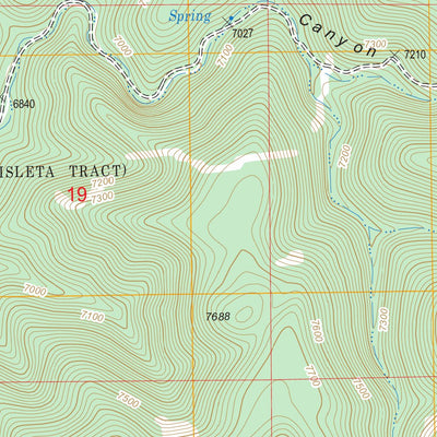 US Forest Service - Topo Escabosa, NM FSTopo Legacy digital map