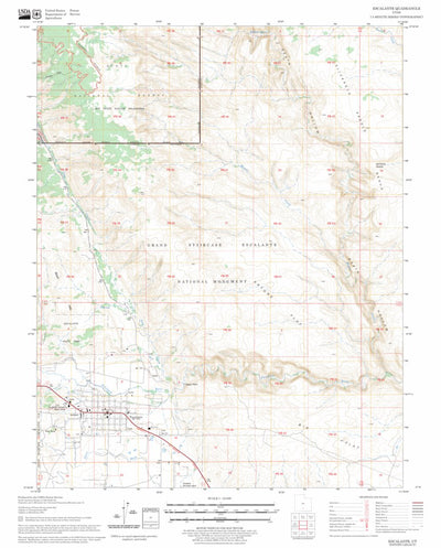 US Forest Service - Topo Escalante, UT FSTopo Legacy digital map