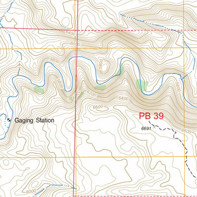 US Forest Service - Topo Escalante, UT FSTopo Legacy digital map