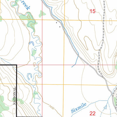 US Forest Service - Topo Esmond Park, WY FSTopo Legacy digital map