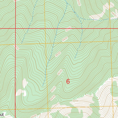 US Forest Service - Topo Essex, MT FSTopo Legacy digital map