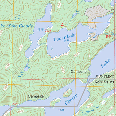 US Forest Service - Topo Ester Lake, MN FSTopo Legacy digital map