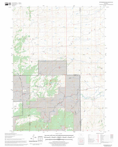 US Forest Service - Topo Esterbrook, WY FSTopo Legacy digital map