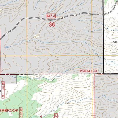 US Forest Service - Topo Esterbrook, WY FSTopo Legacy digital map
