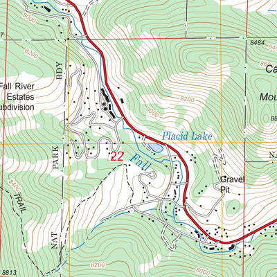 US Forest Service - Topo Estes Park, CO FSTopo Legacy digital map