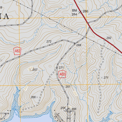 US Forest Service - Topo Etoile South, TX FSTopo Legacy digital map