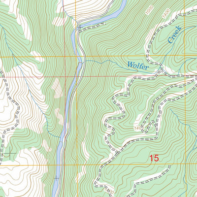 US Forest Service - Topo Euchre Mountain, OR FSTopo Legacy digital map