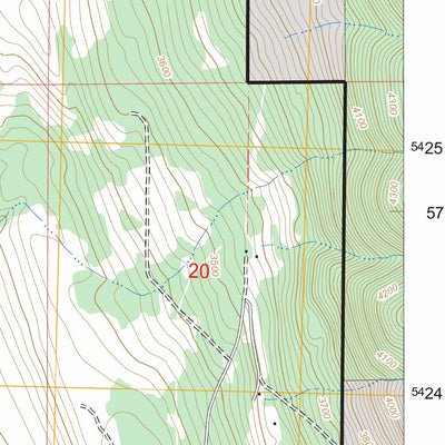 US Forest Service - Topo Eureka North, MT FSTopo Legacy digital map