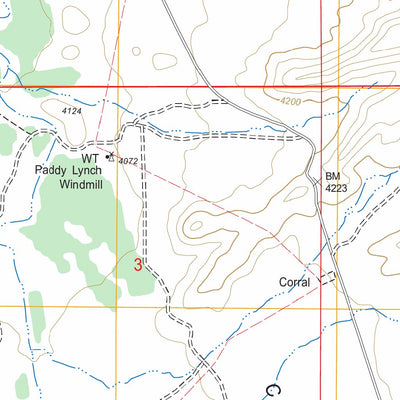 US Forest Service - Topo Eureka Ranch, AZ FSTopo Legacy digital map