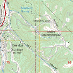 US Forest Service - Topo Eureka Springs, AR - MO FSTopo Legacy digital map