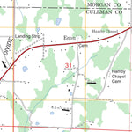 US Forest Service - Topo Eva, AL FSTopo Legacy digital map