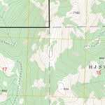 US Forest Service - Topo Evans Canyon, CA - NV FSTopo Legacy digital map