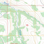 US Forest Service - Topo Evans, MT FSTopo Legacy digital map