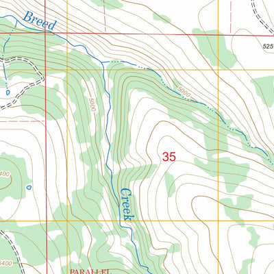 US Forest Service - Topo Evans, MT FSTopo Legacy digital map