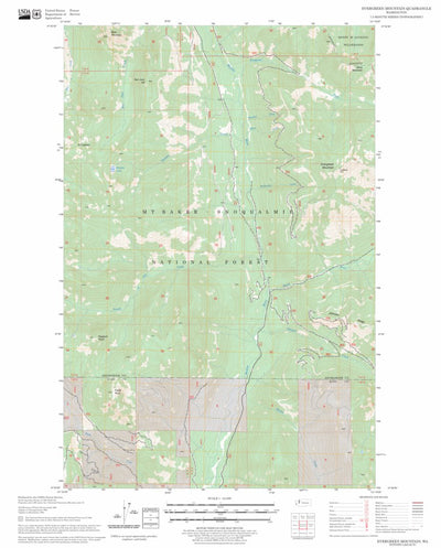 US Forest Service - Topo Evergreen Mountain, WA FSTopo Legacy digital map