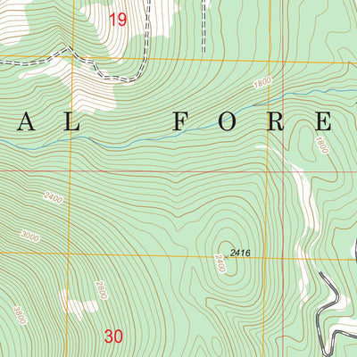 US Forest Service - Topo Evergreen Mountain, WA FSTopo Legacy digital map