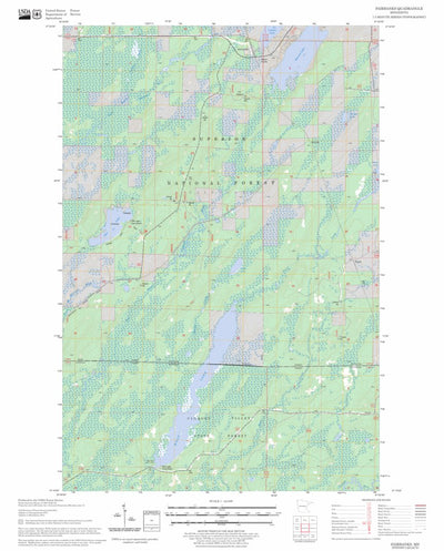 US Forest Service - Topo Fairbanks, MN FSTopo Legacy digital map