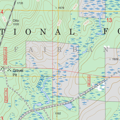 US Forest Service - Topo Fairbanks, MN FSTopo Legacy digital map
