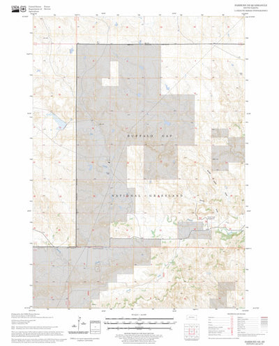 US Forest Service - Topo Fairburn NE, SD FSTopo Legacy digital map