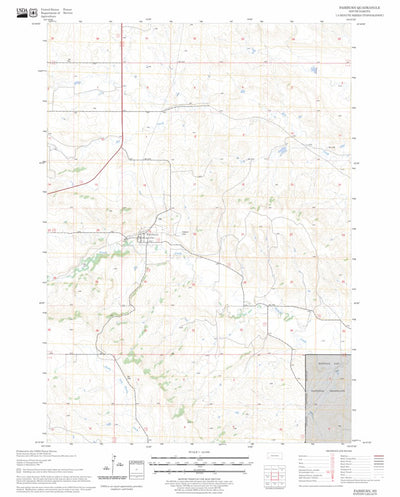 US Forest Service - Topo Fairburn, SD FSTopo Legacy digital map