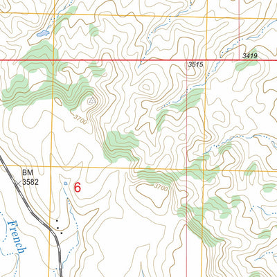 US Forest Service - Topo Fairburn, SD FSTopo Legacy digital map