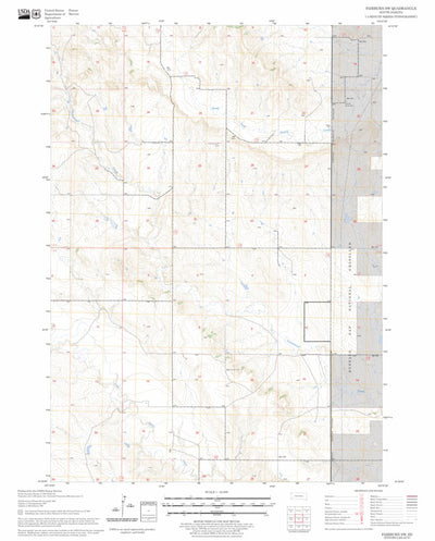 US Forest Service - Topo Fairburn SW, SD FSTopo Legacy digital map
