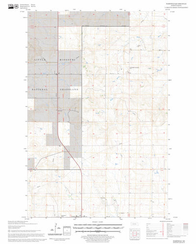 US Forest Service - Topo Fairfield, ND FSTopo Legacy digital map