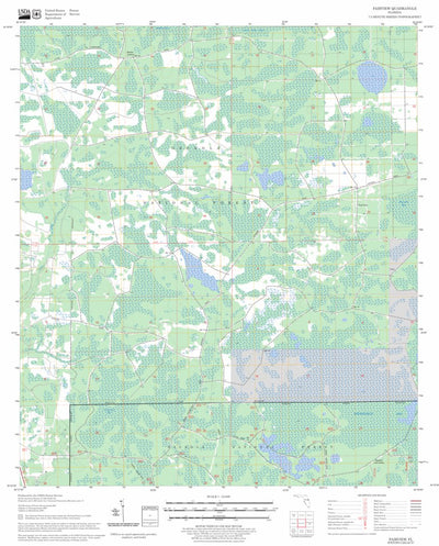 US Forest Service - Topo Fairview, FL FSTopo Legacy digital map