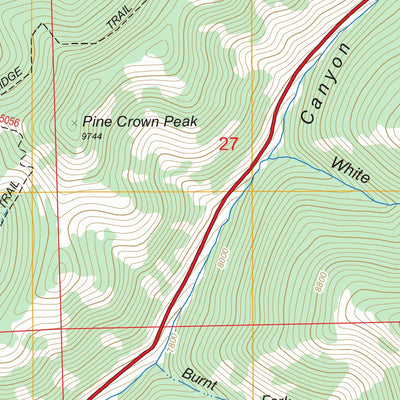 US Forest Service - Topo Fairview Lakes, UT FSTopo Legacy digital map