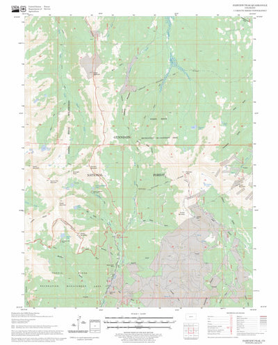 US Forest Service - Topo Fairview Peak, CO FSTopo Legacy digital map