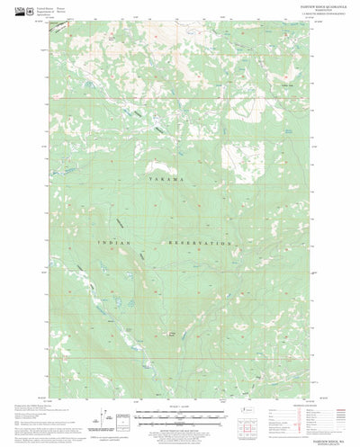 US Forest Service - Topo Fairview Ridge, WA FSTopo Legacy digital map
