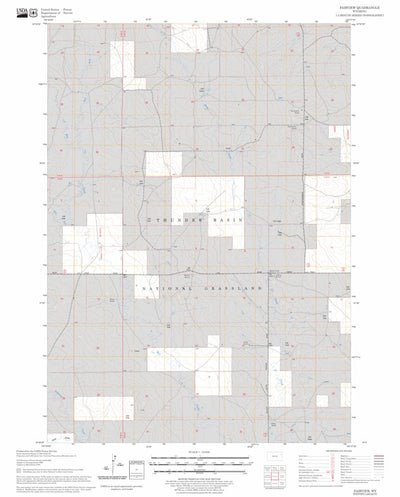 US Forest Service - Topo Fairview, WY FSTopo Legacy digital map
