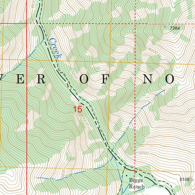 US Forest Service - Topo Falconberry Peak, ID FSTopo Legacy digital map
