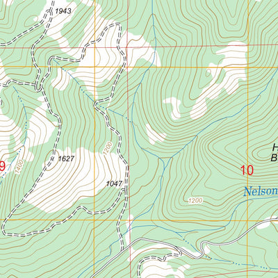 US Forest Service - Topo Fall Creek Lake, OR FSTopo Legacy digital map
