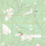 US Forest Service - Topo Fall Creek Lake, OR FSTopo Legacy digital map