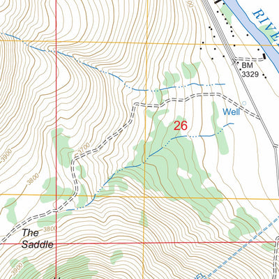 US Forest Service - Topo Fall River Mills, CA FSTopo Legacy digital map