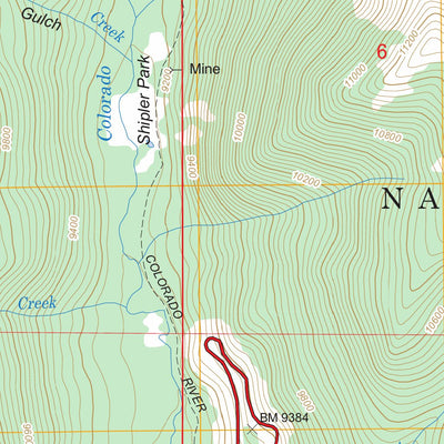 US Forest Service - Topo Fall River Pass, CO FSTopo Legacy digital map