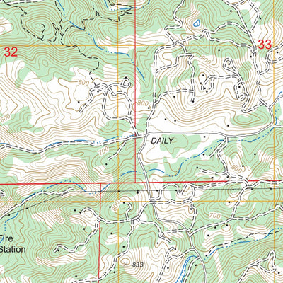 US Forest Service - Topo Fallbrook, CA FSTopo Legacy digital map