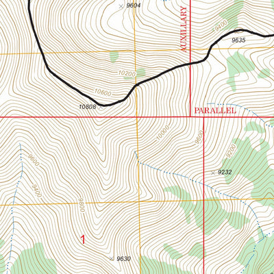 US Forest Service - Topo Fallert Springs, ID FSTopo Legacy digital map