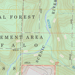 US Forest Service - Topo Fallsville, AR FSTopo Legacy digital map