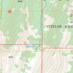 US Forest Service - Topo Fan Mountain, MT FSTopo Legacy digital map