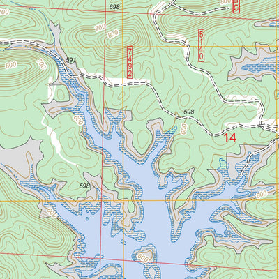 US Forest Service - Topo Fannie, AR FSTopo Legacy digital map