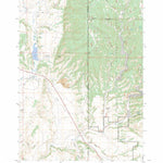 US Forest Service - Topo Fanny Peak, WY - SD FSTopo Legacy digital map