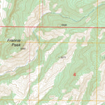 US Forest Service - Topo Fanny Peak, WY - SD FSTopo Legacy digital map